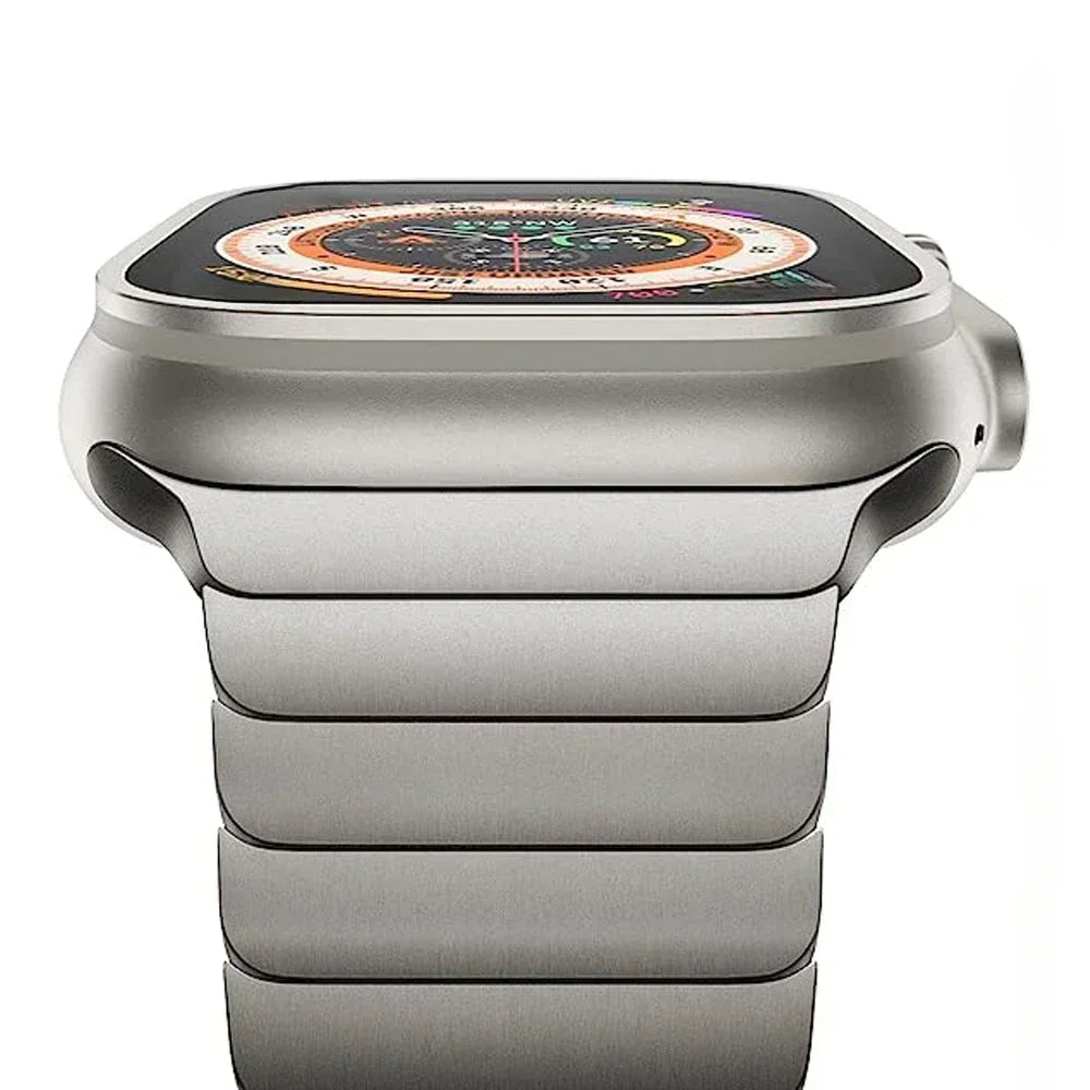 Brushed Metal Apple Watch Band (Ultra 2, Series 1-10, SE)