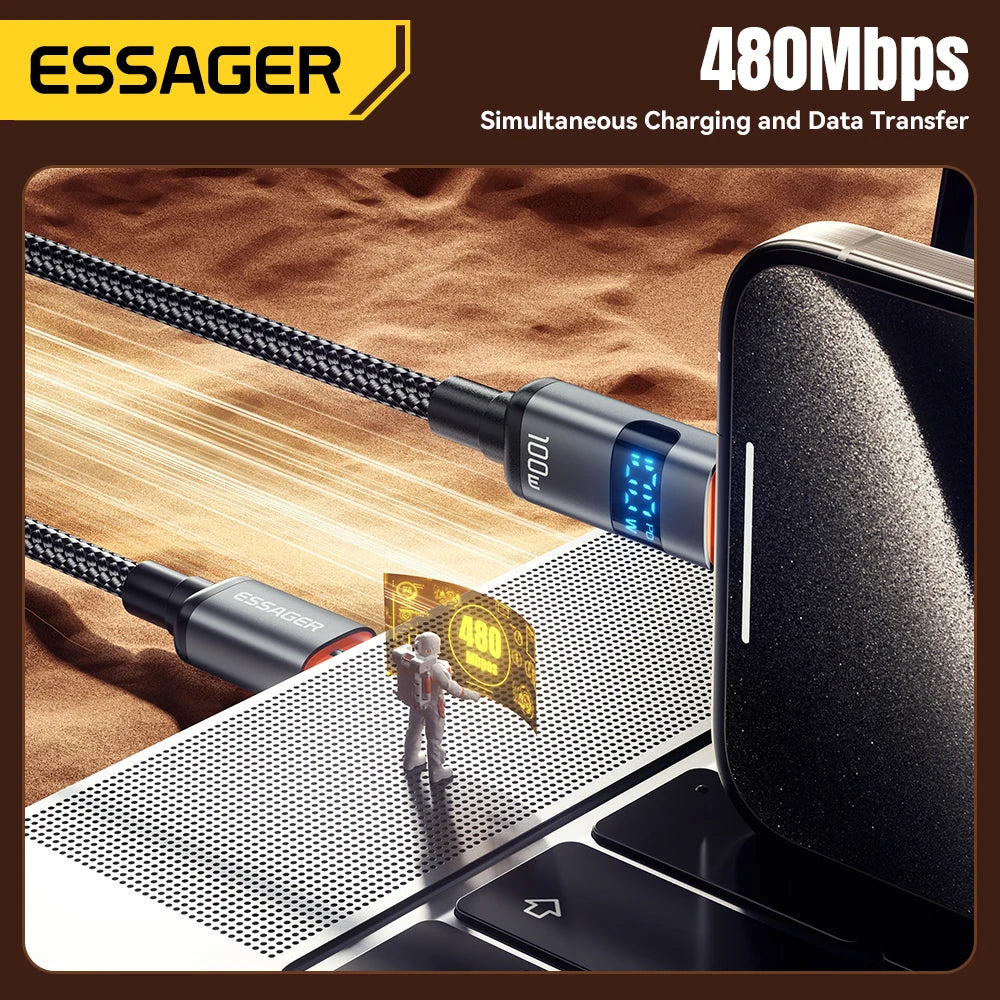 Essager 100W USB C Cable
