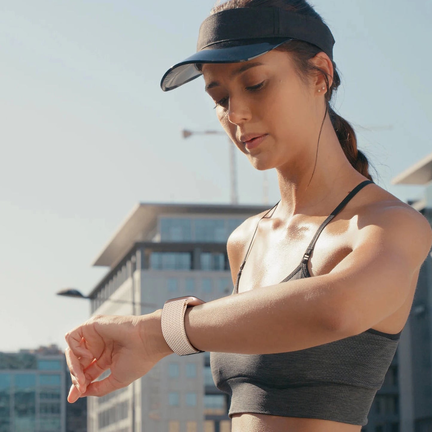 Braided Loop Band for Apple Watch – Stretchy & Comfortable (Ultra 2, Series 1-10, SE)