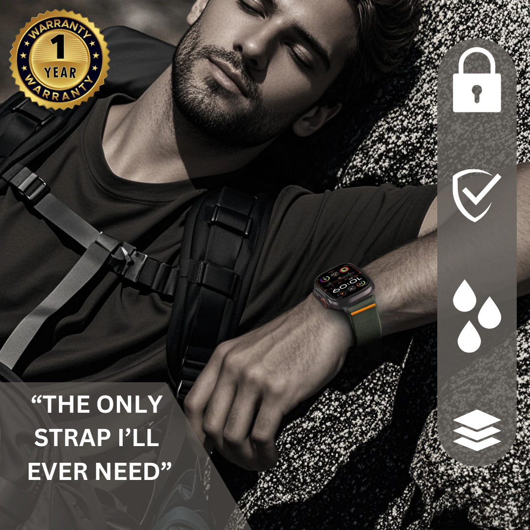 Cobra Buckle Quick-Release Apple Watch Strap – Rugged & Tactical