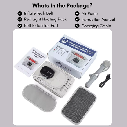 TheraBelt™- Heated Massager with Inflation for Extra Support