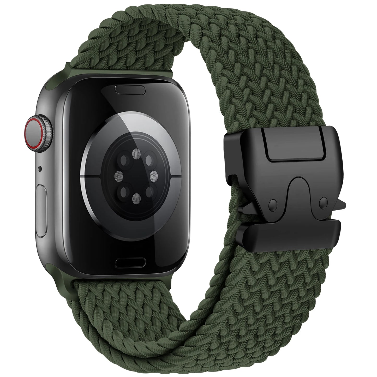 Braided Loop Band for Apple Watch – Stretchy & Comfortable (Ultra 2, Series 1-10, SE)