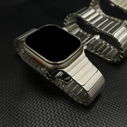Brushed Metal Apple Watch Band (Ultra 2, Series 1-10, SE)