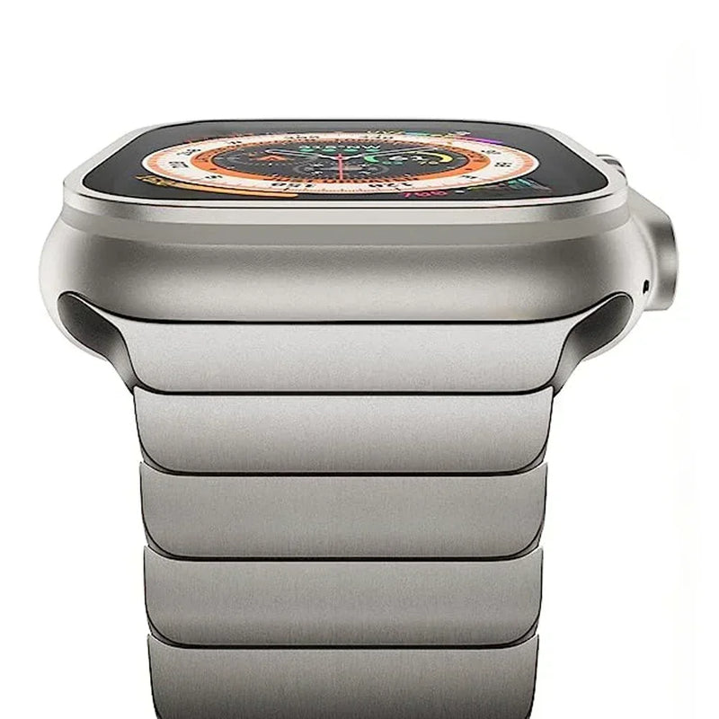 Brushed Metal Apple Watch Band (Ultra 2, Series 1-10, SE)