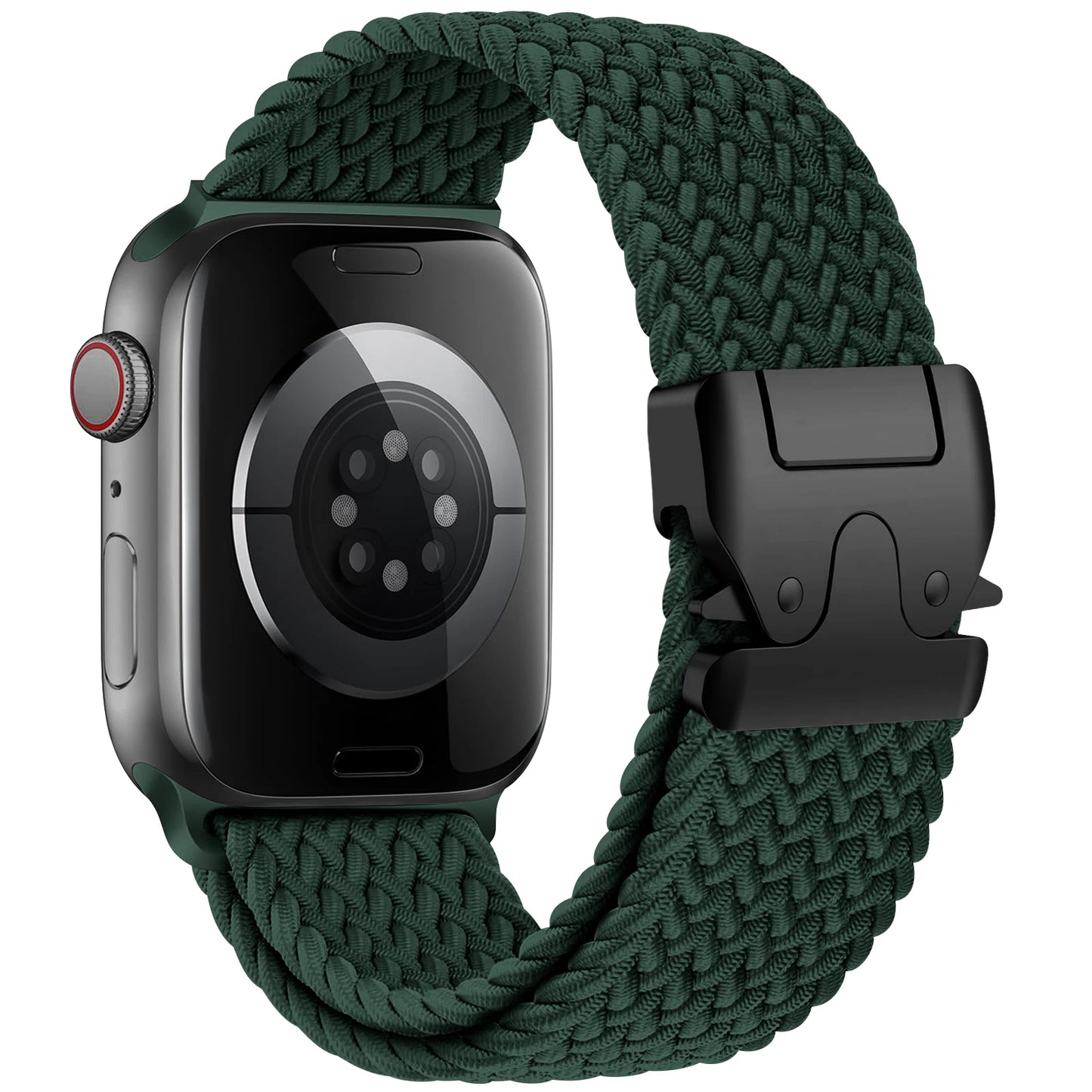 Braided Loop Band for Apple Watch – Stretchy & Comfortable (Ultra 2, Series 1-10, SE)
