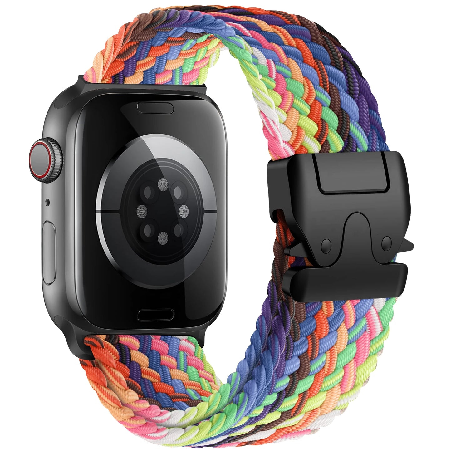 Braided Loop Band for Apple Watch – Stretchy & Comfortable (Ultra 2, Series 1-10, SE)