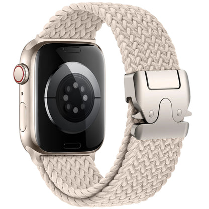 Braided Loop Band for Apple Watch – Stretchy & Comfortable (Ultra 2, Series 1-10, SE)